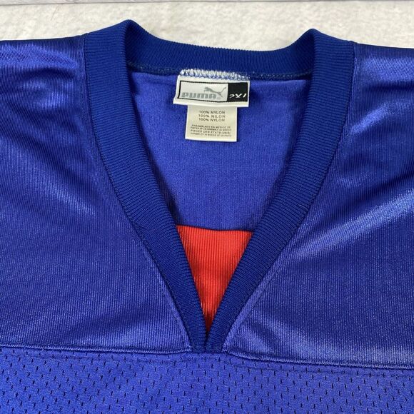 Vintage 90s Puma New York Giants‎ Jason Sehorn #31 Jersey Mens Size 2XL Blue - Picture 14 of 16